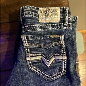 Youth 14 Tall Salvage Bootcut Jeans